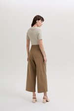 CLAYTON PLEATED BELTED TWILL PANTS CLAYTON PLEATED BELTED TWILL PANTS