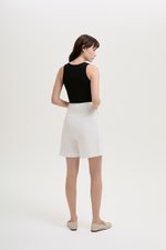 VIVIENNE PLEATED TWILL LONG SHORTS VIVIENNE PLEATED TWILL LONG SHORTS