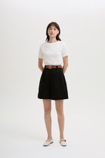 VIVIENNE PLEATED TWILL LONG SHORTS VIVIENNE PLEATED TWILL LONG SHORTS