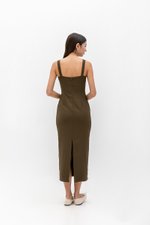 IRIS PLEATED MIDI DRESS IRIS PLEATED MIDI DRESS