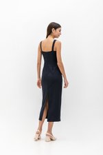 IRIS PLEATED MIDI DRESS IRIS PLEATED MIDI DRESS