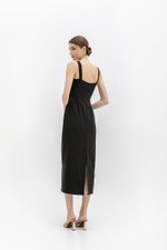 IRIS PLEATED MIDI DRESS IRIS PLEATED MIDI DRESS