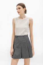 *BACKORDER 2* TIANA PLEATED MINI SKORT *BACKORDER 2* TIANA PLEATED MINI SKORT