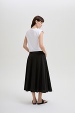 BRYNN DROPWAIST MIDI SKIRT