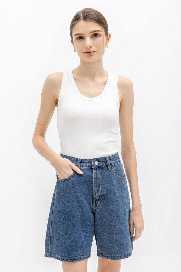 *BACKORDER 2* DILLON LONG DENIM SHORTS