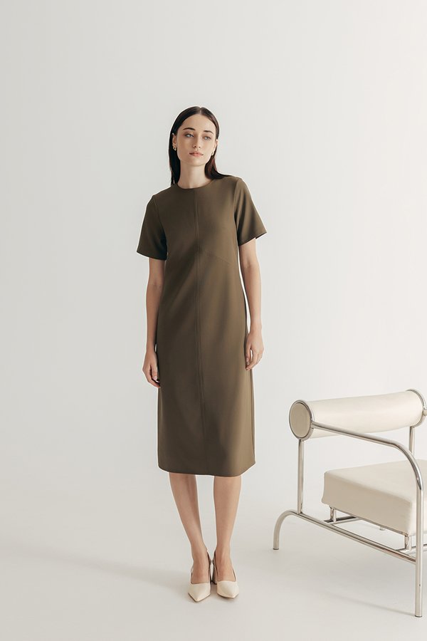 ELONA PANELLED SHIFT DRESS