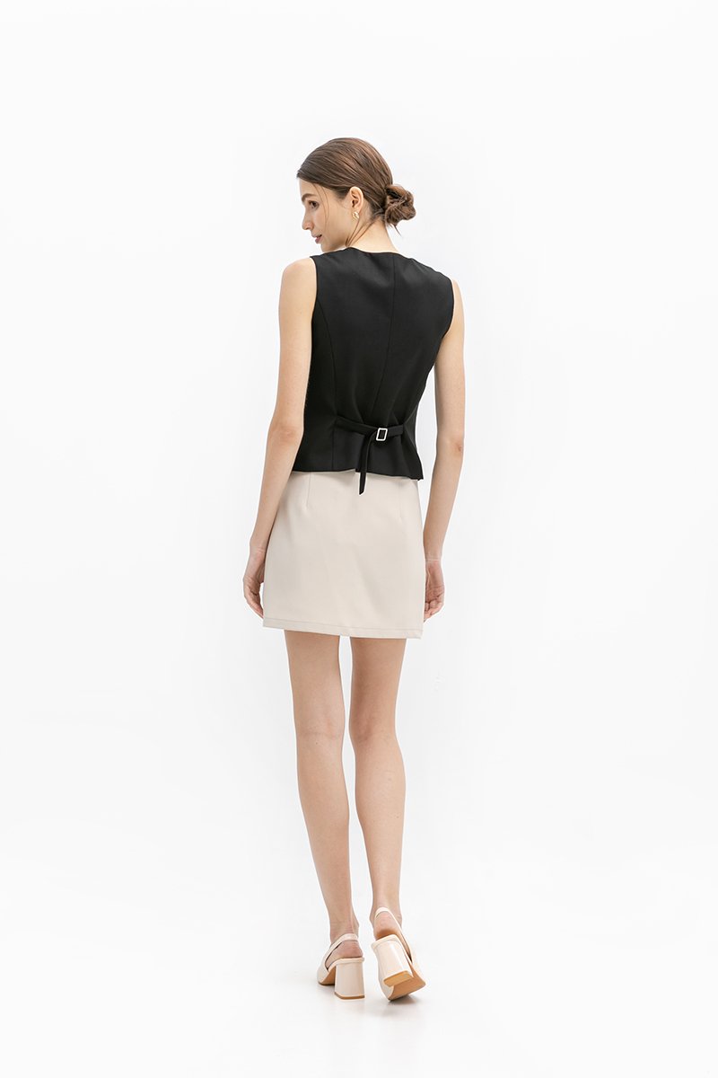SERGE TAILORED VEST TOP