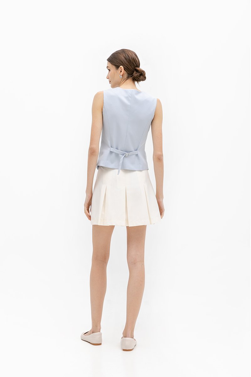 SERGE TAILORED VEST TOP
