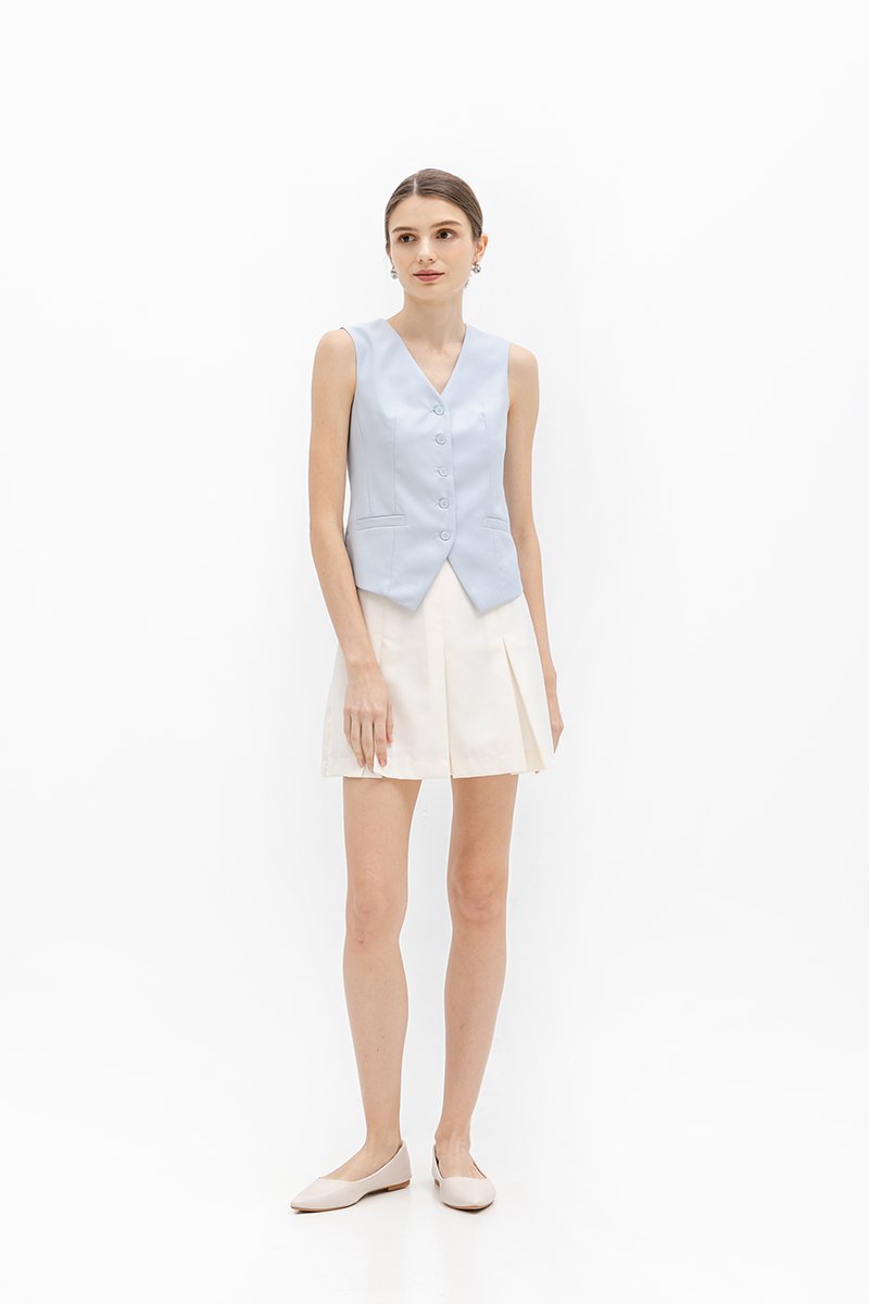 SERGE TAILORED VEST TOP
