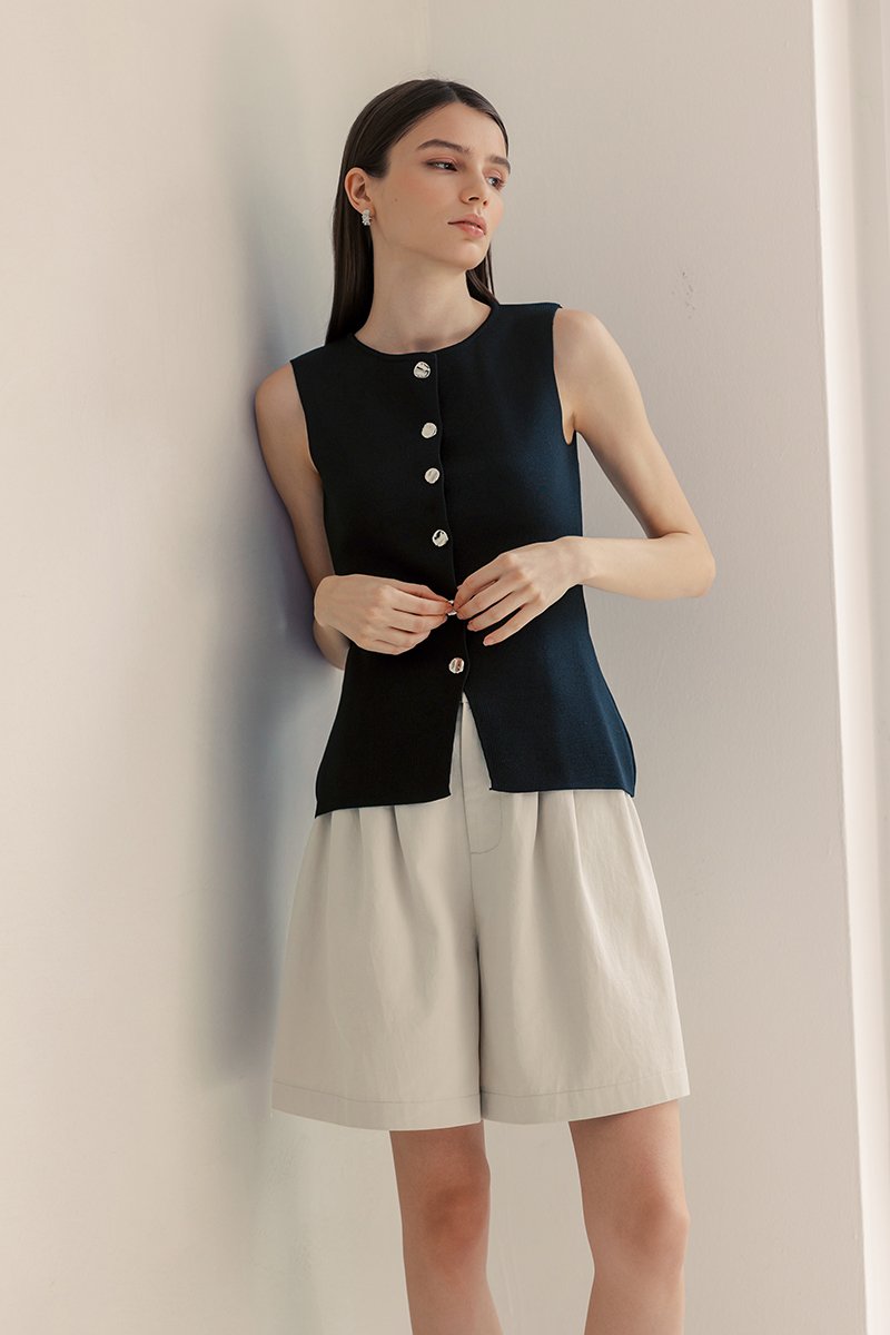 *BACKORDER 2* MYLEE KNIT VEST TOP
