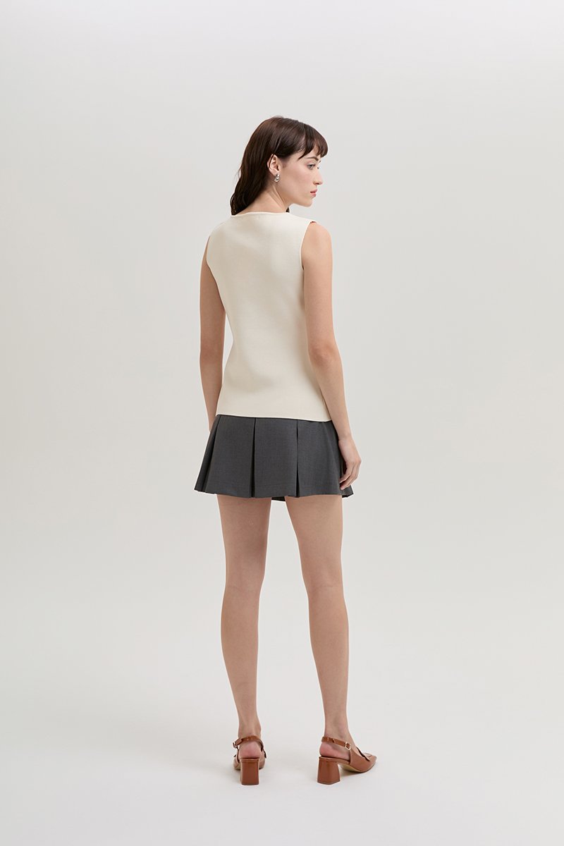 *BACKORDER 2* MYLEE KNIT VEST TOP
