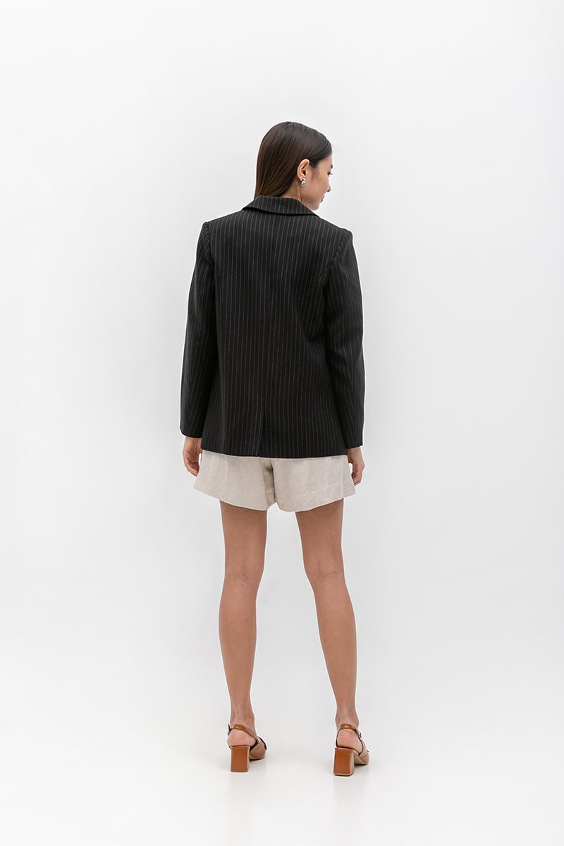 ANDREA PIN STRIPE BLAZER