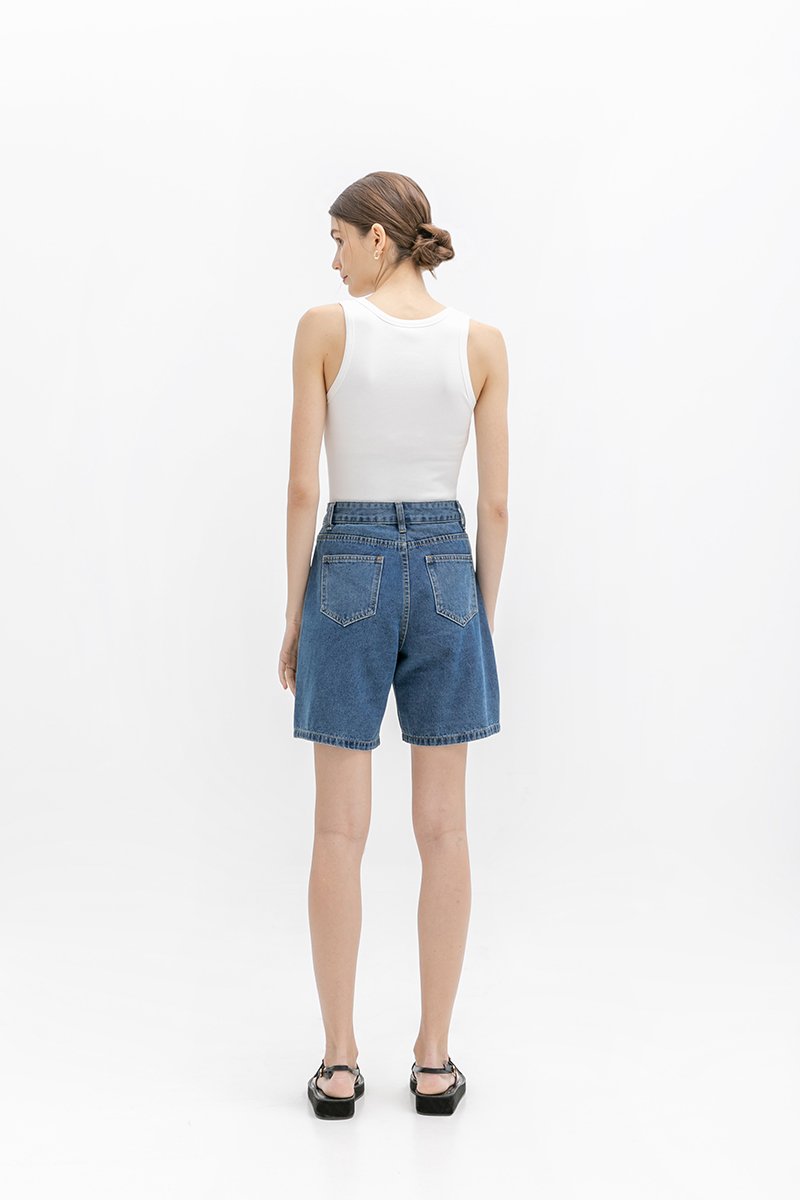 DILLON LONG DENIM SHORTS DILLON LONG DENIM SHORTS