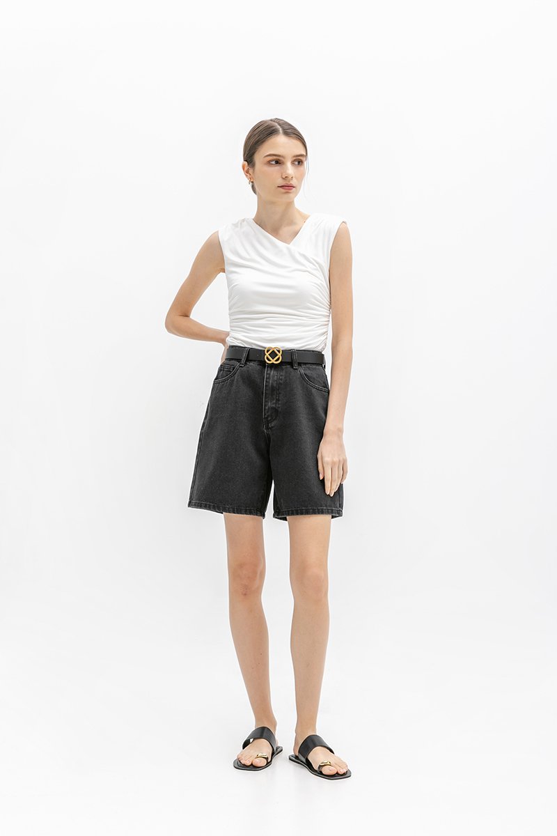 DILLON LONG DENIM SHORTS DILLON LONG DENIM SHORTS