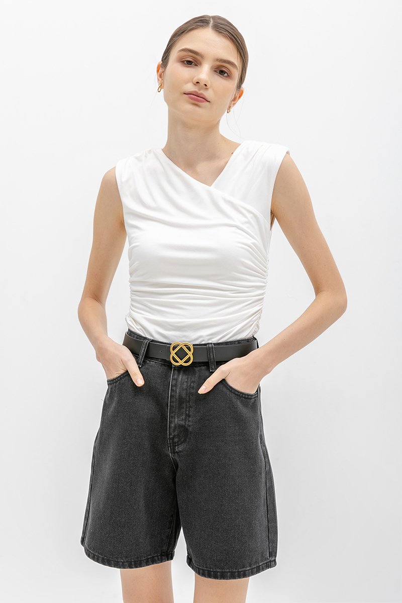 DILLON LONG DENIM SHORTS DILLON LONG DENIM SHORTS
