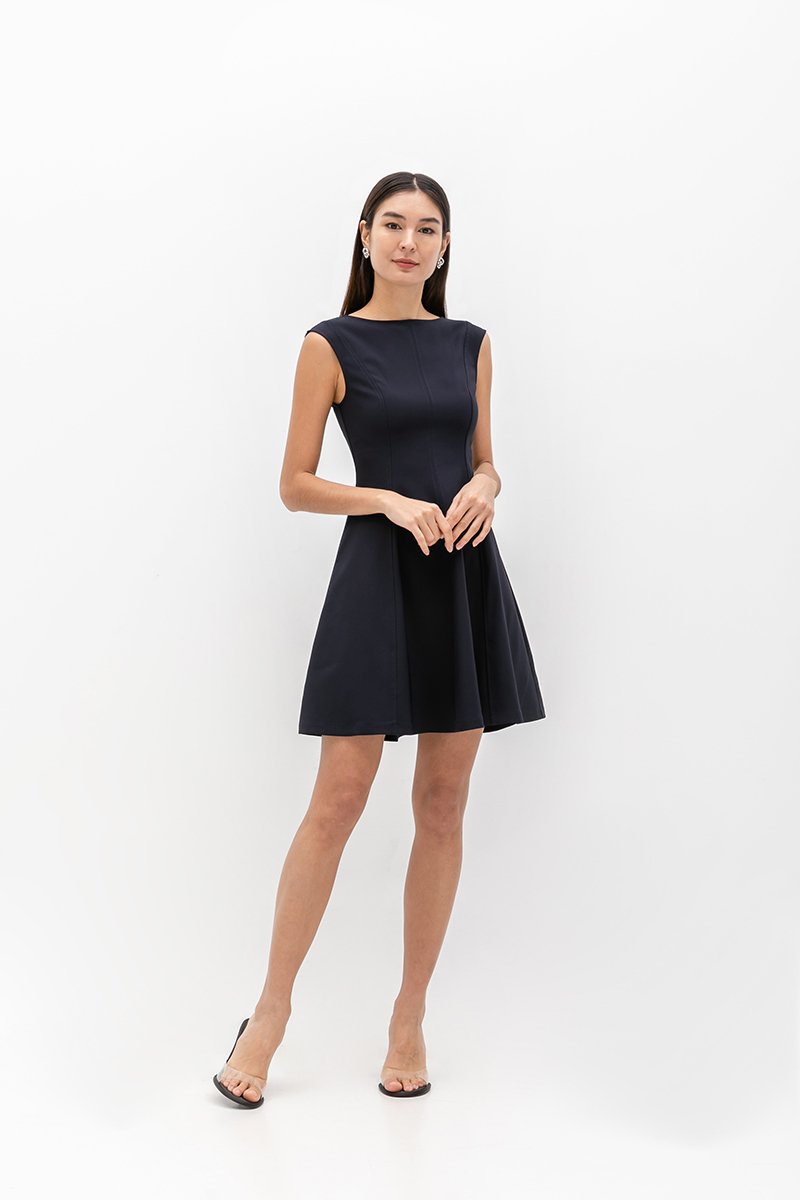 ROXANNE PANELLED MINI DRESS
