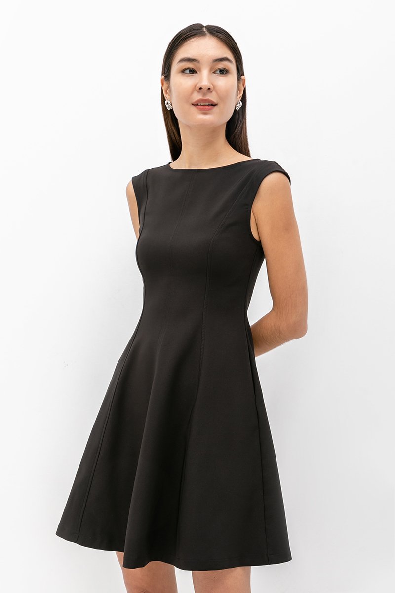 ROXANNE PANELLED MINI DRESS