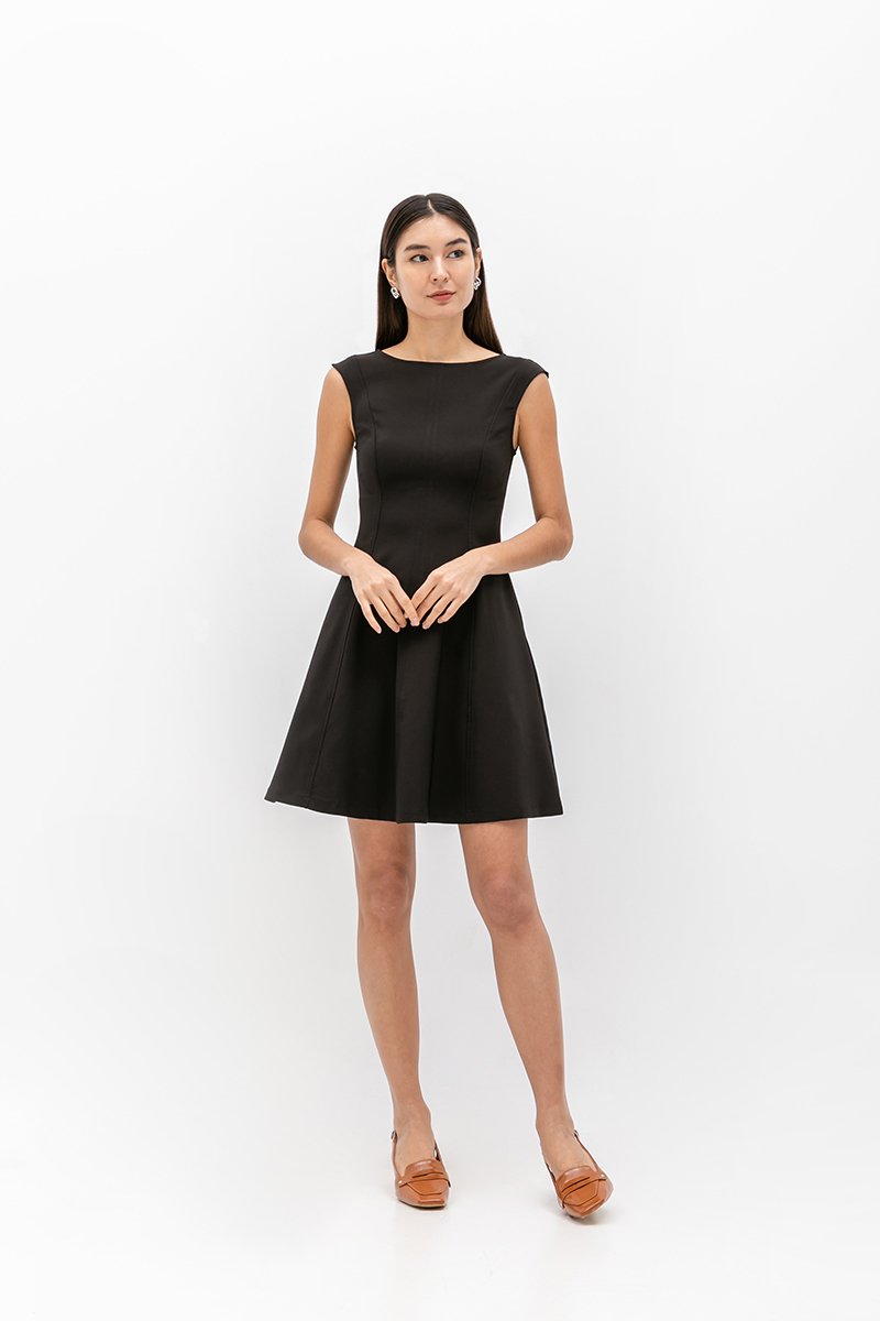 ROXANNE PANELLED MINI DRESS