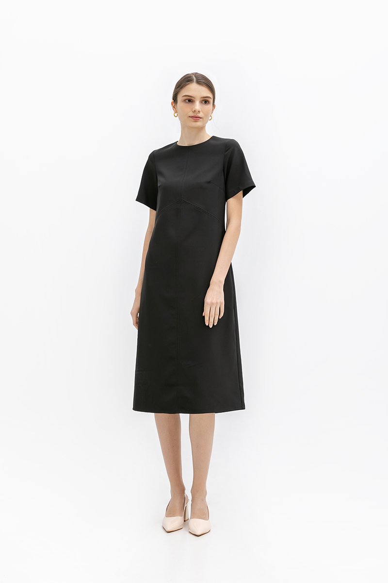 ELONA PANELLED SHIFT DRESS