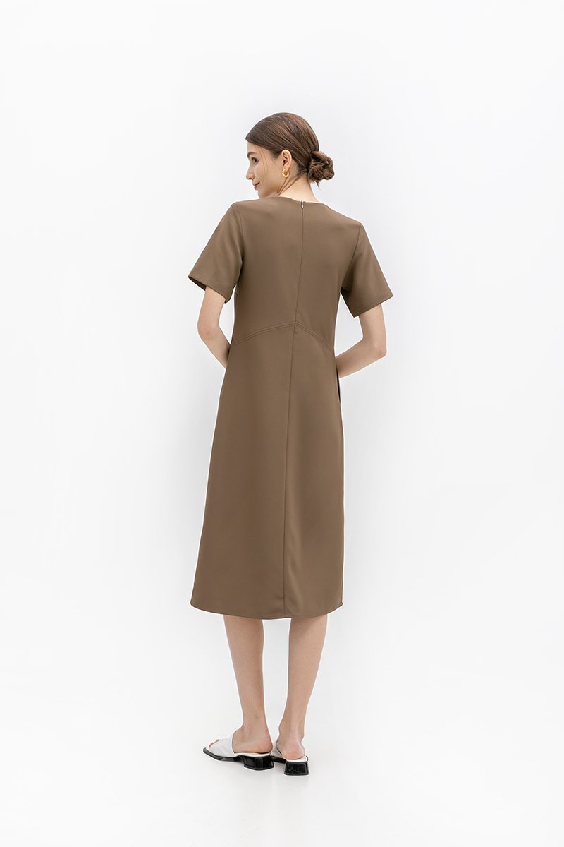 ELONA PANELLED SHIFT DRESS
