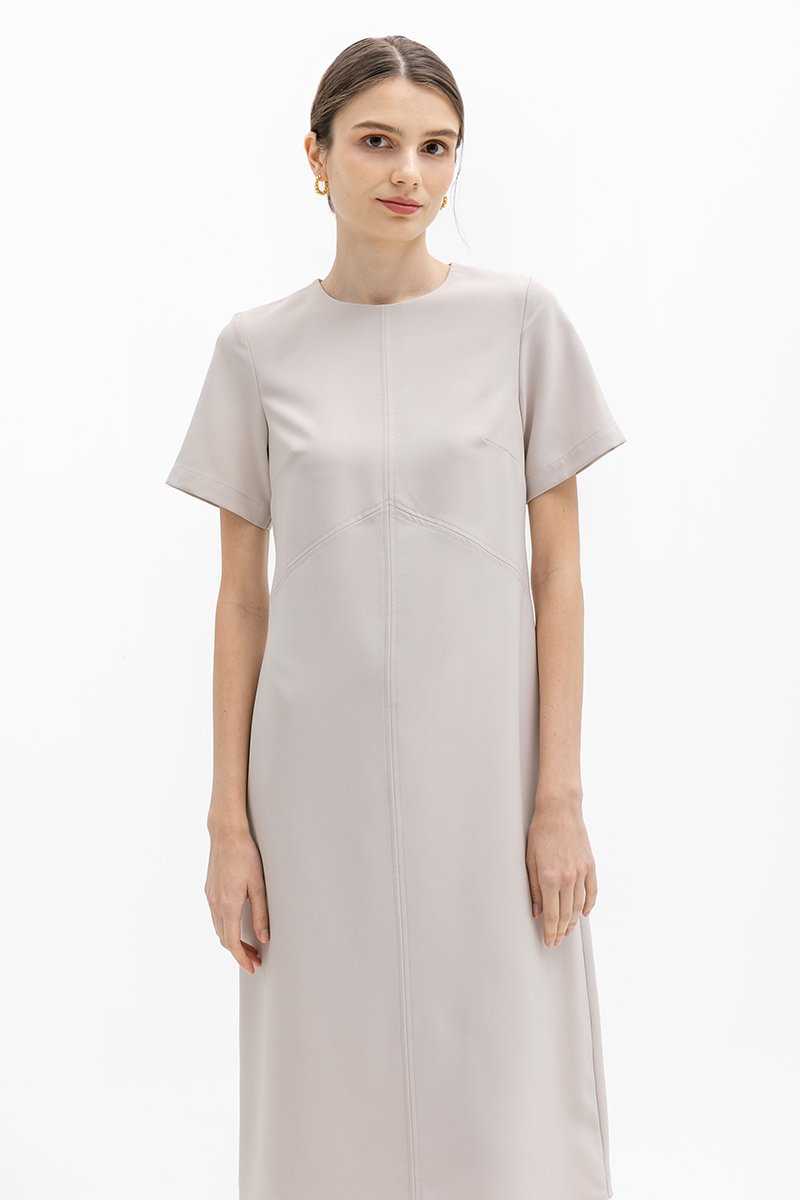 ELONA PANELLED SHIFT DRESS