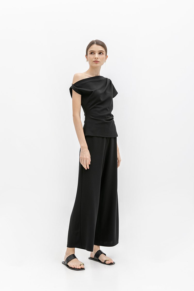 HAYLEY ELASTICATED CREPE PANTS HAYLEY ELASTICATED CREPE PANTS