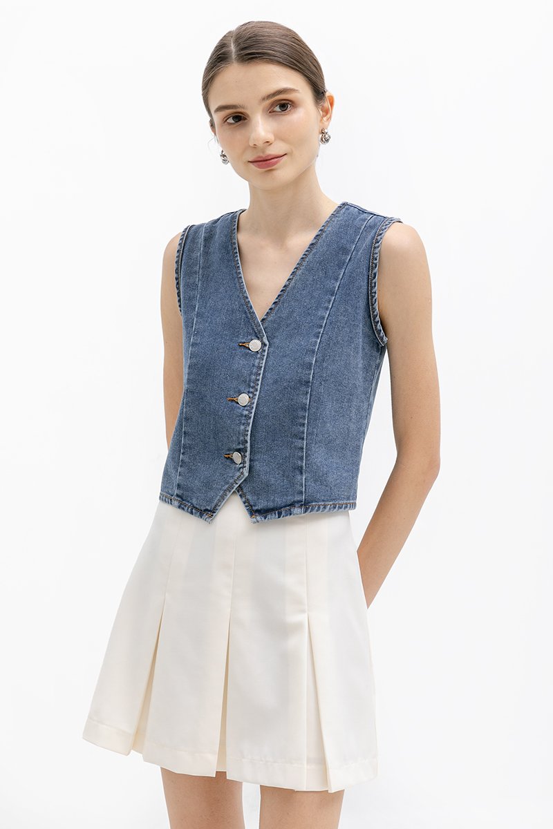 TIANA PLEATED MINI SKORT