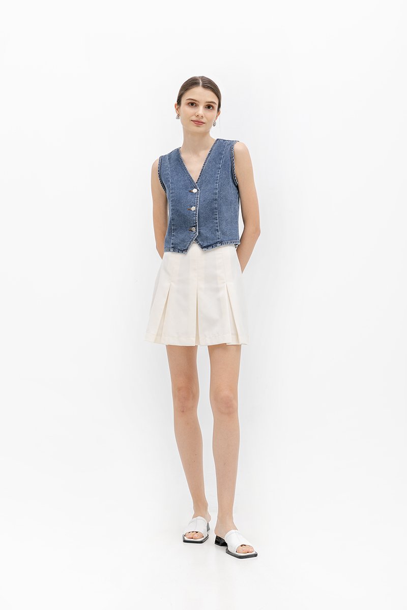 TIANA PLEATED MINI SKORT