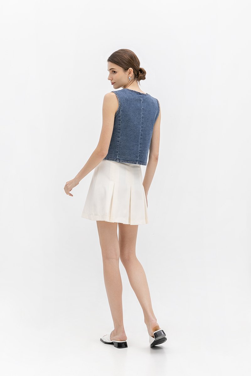 TIANA PLEATED MINI SKORT