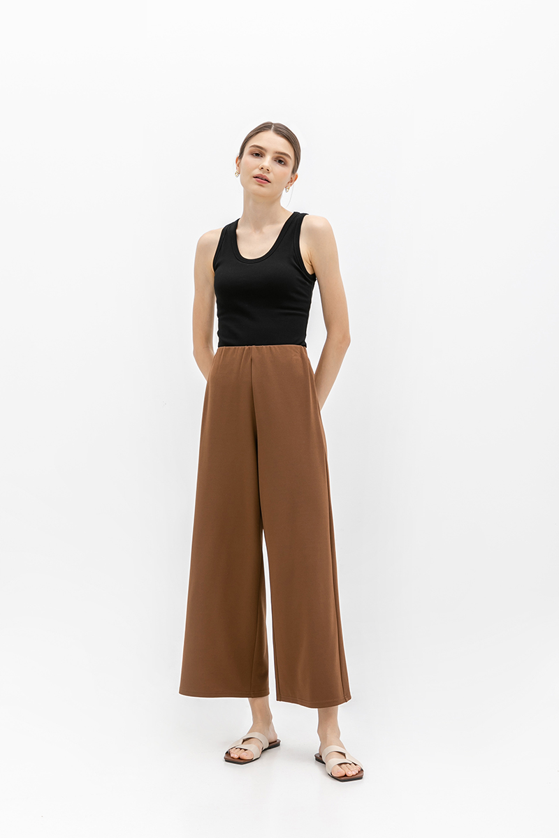 HAYLEY ELASTICATED CREPE PANTS