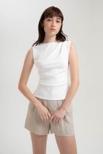 *BACKORDER 2* OLANNA RUCHED TOP *BACKORDER 2* OLANNA RUCHED TOP