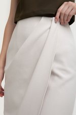 JOCADIA FOLD OVER MIDI SKIRT JOCADIA FOLD OVER MIDI SKIRT