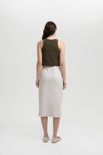 JOCADIA FOLD OVER MIDI SKIRT JOCADIA FOLD OVER MIDI SKIRT