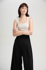 VERA PLEATED WIDE LEG PANTS VERA PLEATED WIDE LEG PANTS