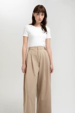 VERA PLEATED WIDE LEG PANTS VERA PLEATED WIDE LEG PANTS
