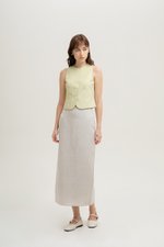 GLENDA LINEN PENCIL SKIRT
