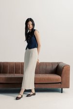 GLENDA LINEN PENCIL SKIRT
