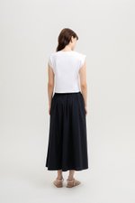 HANNAH PIN TUCK MIDI SKIRT (REGULAR)