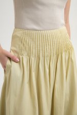 HANNAH PIN TUCK MIDI SKIRT (REGULAR)