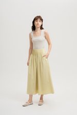 HANNAH PIN TUCK MIDI SKIRT (REGULAR)