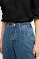 LEAH DENIM STRAIGHT LEG CUFFED JEANS (REGULAR) LEAH DENIM STRAIGHT LEG CUFFED JEANS (REGULAR)