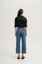 LEAH DENIM STRAIGHT LEG CUFFED JEANS (REGULAR) LEAH DENIM STRAIGHT LEG CUFFED JEANS (REGULAR)