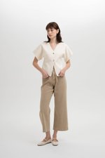 OPHELIA SILVER BUTTON KNIT TOP OPHELIA SILVER BUTTON KNIT TOP