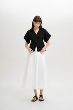 OPHELIA SILVER BUTTON KNIT TOP OPHELIA SILVER BUTTON KNIT TOP