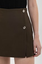 DALE SILVER BUTTON SKORT