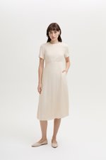 JULIANE SLEEVE LINEN DRESS