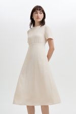 JULIANE SLEEVE LINEN DRESS