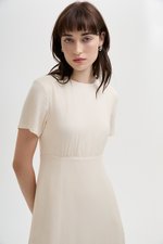 JULIANE SLEEVE LINEN DRESS