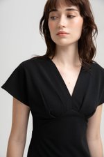 JANESSA EMPIRE WAIST MIDI DRESS