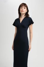JANESSA EMPIRE WAIST MIDI DRESS